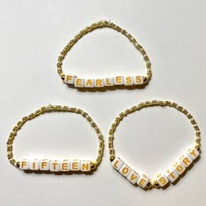 Taylor Swift Eras Tour Fearless Friendship Bracelets Handmade